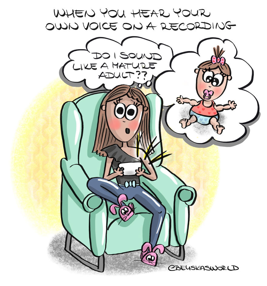 I Create Cute Illustrations About The Daily Small Struggles, Happy Moments And Everyday Situations Of A Hungarian Young Lady.