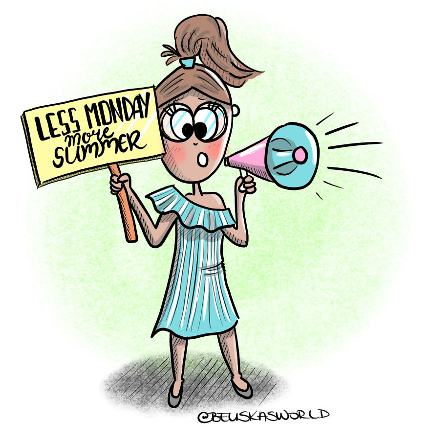 I Create Cute Illustrations About The Daily Small Struggles, Happy Moments And Everyday Situations Of A Hungarian Young Lady.