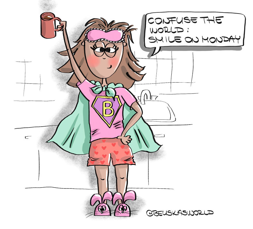 I Create Cute Illustrations About The Daily Small Struggles, Happy Moments And Everyday Situations Of A Hungarian Young Lady.