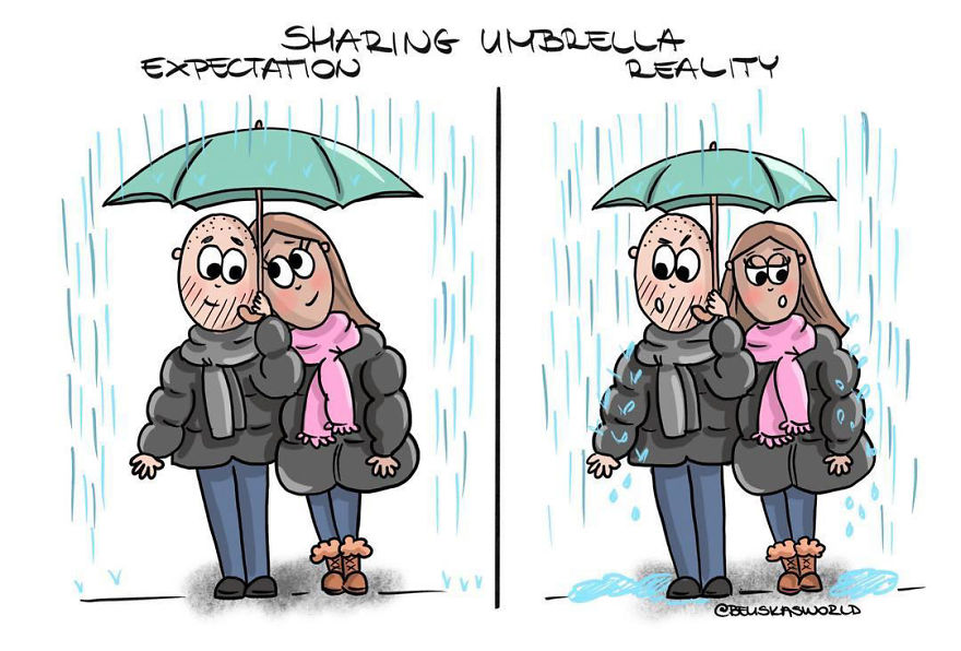 I Create Cute Illustrations About The Daily Small Struggles, Happy Moments And Everyday Situations Of A Hungarian Young Lady.