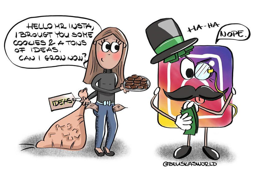 I Create Cute Illustrations About The Daily Small Struggles, Happy Moments And Everyday Situations Of A Hungarian Young Lady.