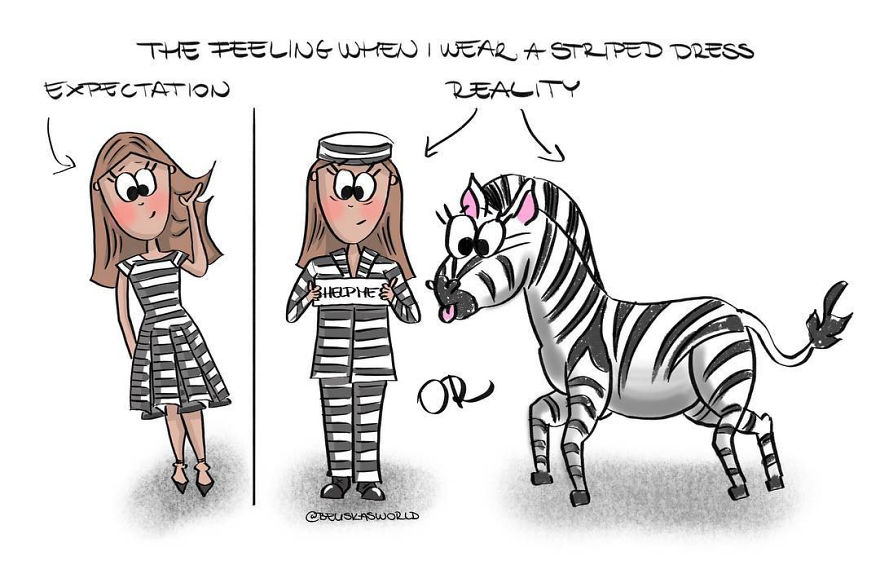 I Create Cute Illustrations About The Daily Small Struggles, Happy Moments And Everyday Situations Of A Hungarian Young Lady.