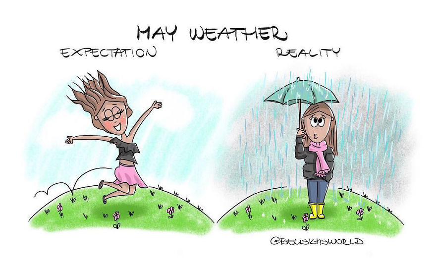 I Create Cute Illustrations About The Daily Small Struggles, Happy Moments And Everyday Situations Of A Hungarian Young Lady.