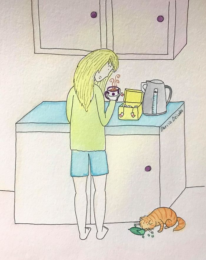 When You Discover That Your Cat Likes Cucumbers!