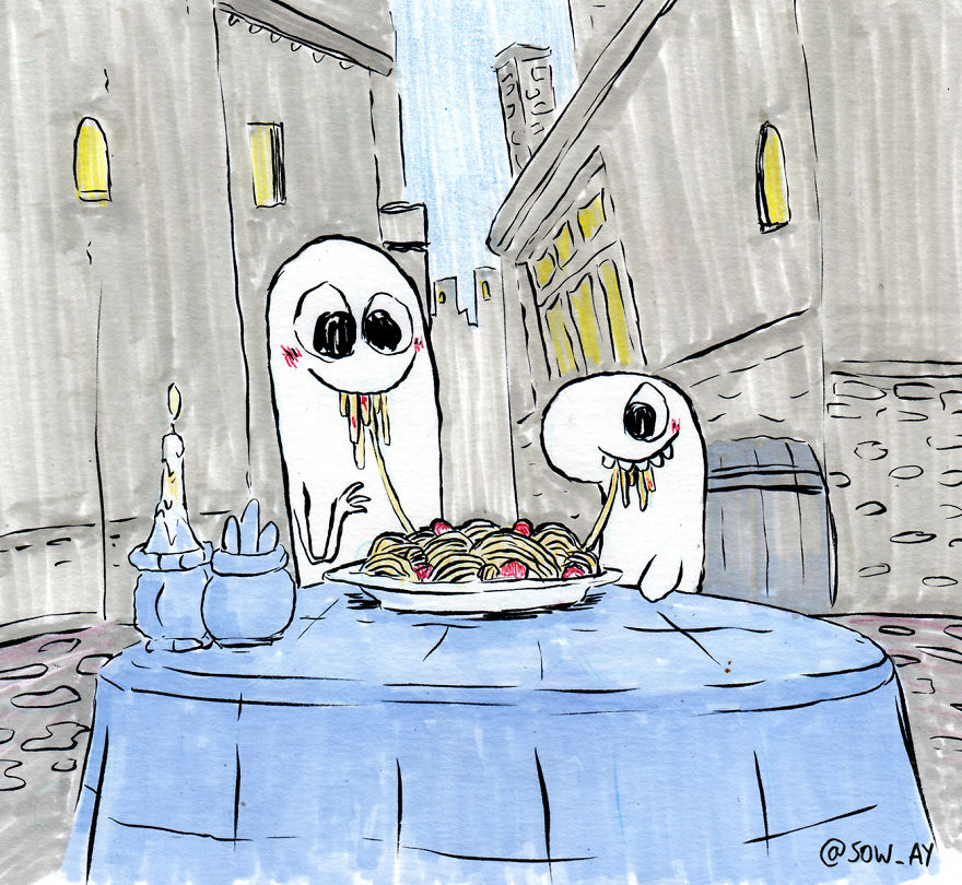 I Draw The Adventures Of A Little Ghost And His Cute Dog
