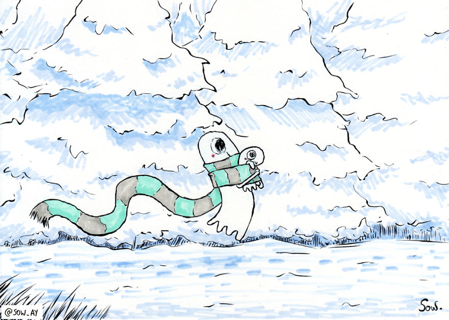 I Draw The Adventures Of A Little Ghost And His Cute Dog