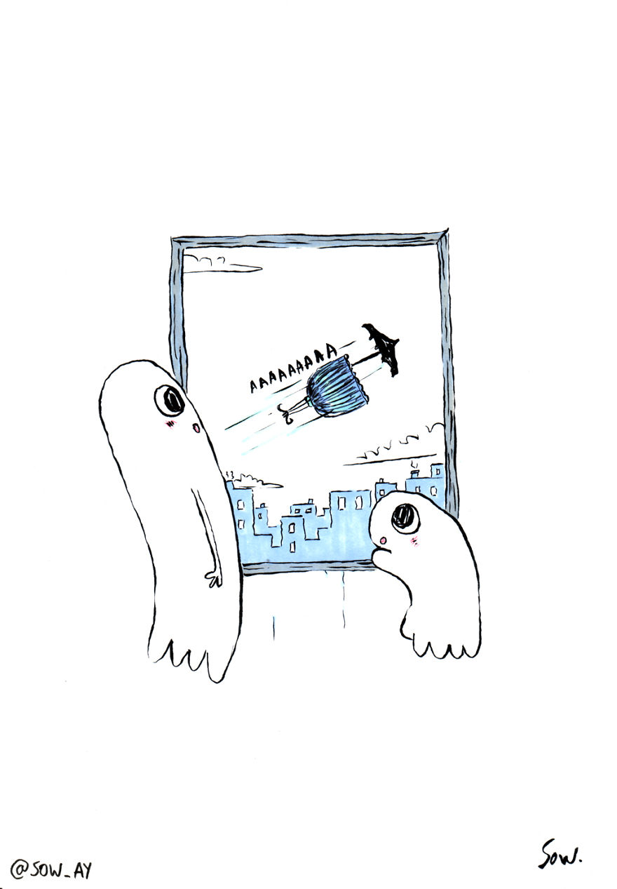 I Draw The Adventures Of A Little Ghost And His Cute Dog