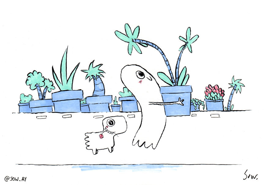 I Draw The Adventures Of A Little Ghost And His Cute Dog