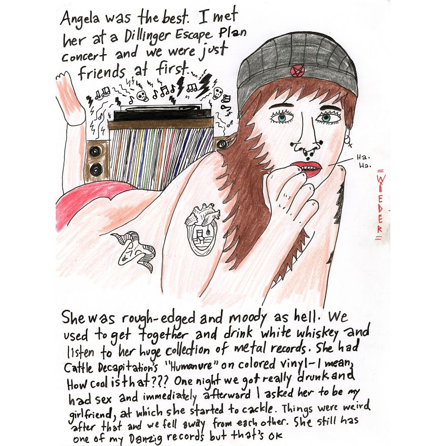 I Drew 16 Portraits Of My Ex-Girlfriends