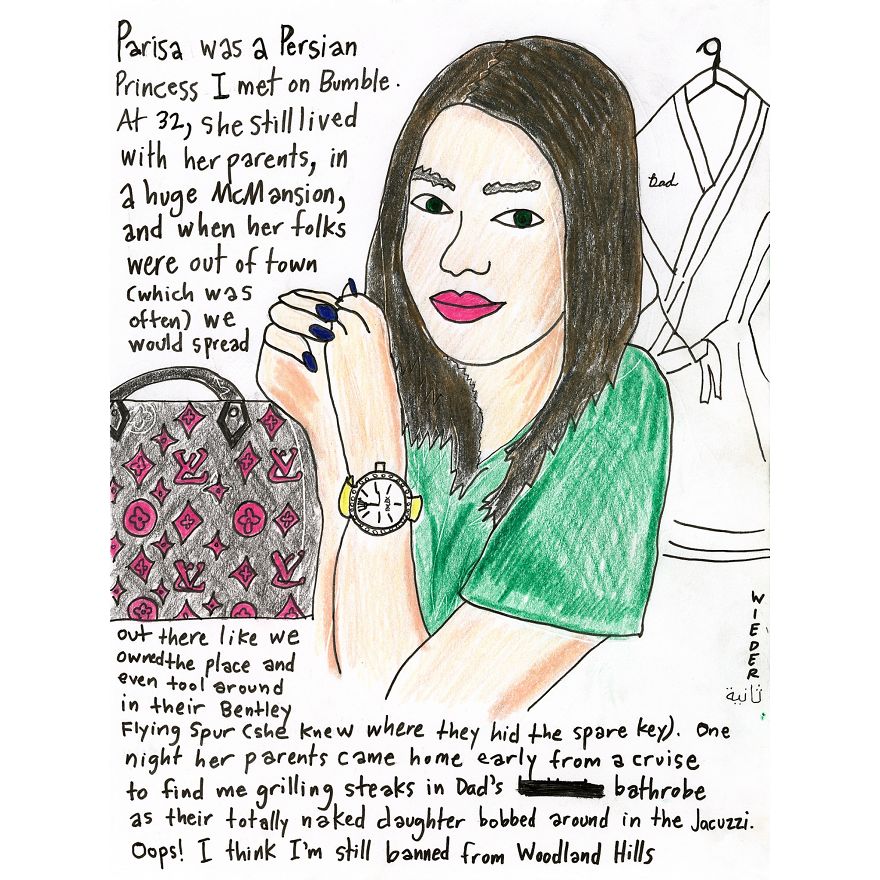 I Drew 16 Portraits Of My Ex-Girlfriends