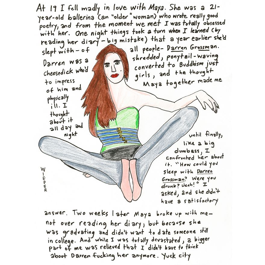 I Drew 16 Portraits Of My Ex-Girlfriends