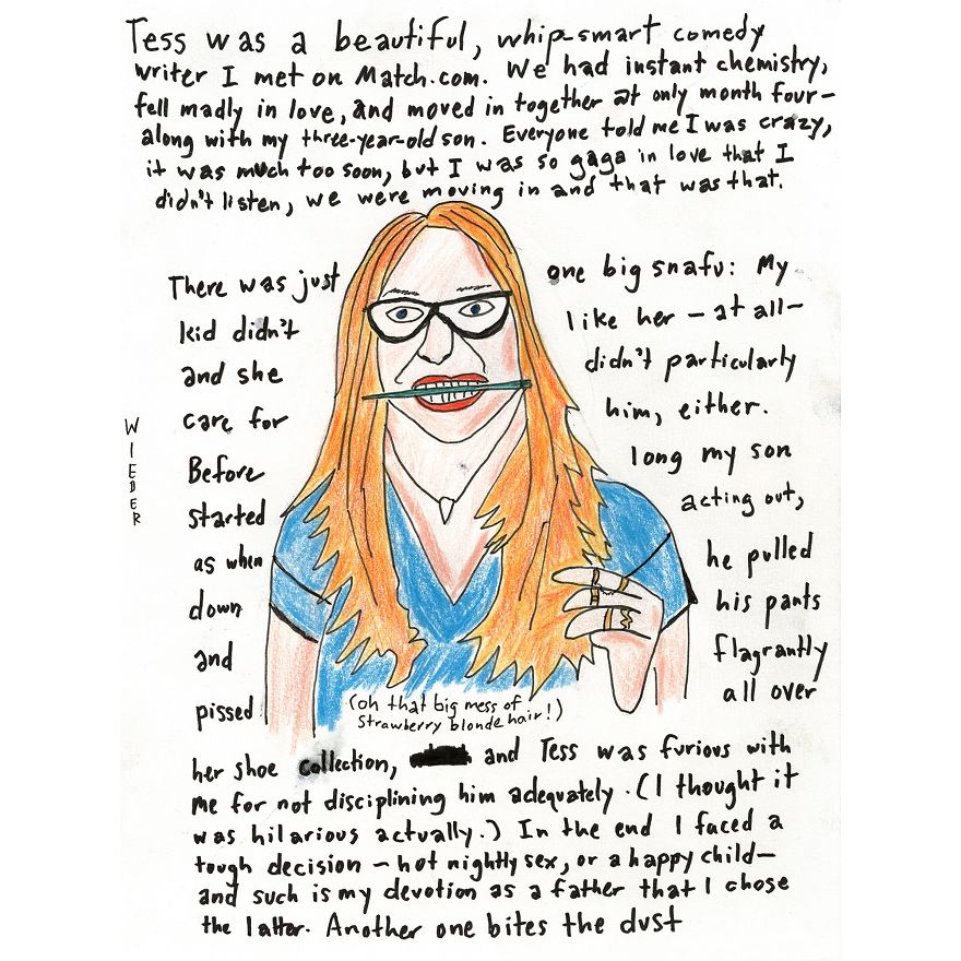 I Drew 16 Portraits Of My Ex-Girlfriends
