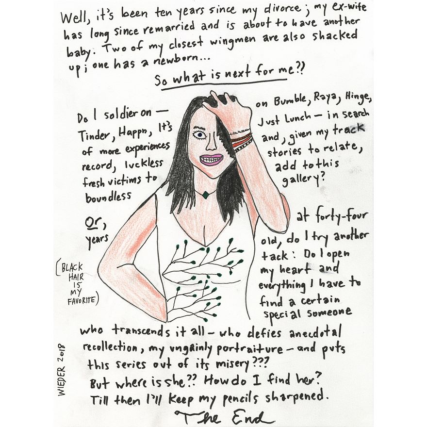 I Drew 16 Portraits Of My Ex-Girlfriends