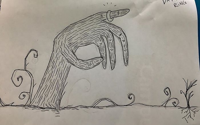 Day 1: Ring, From A Scene In Corpse Bride.