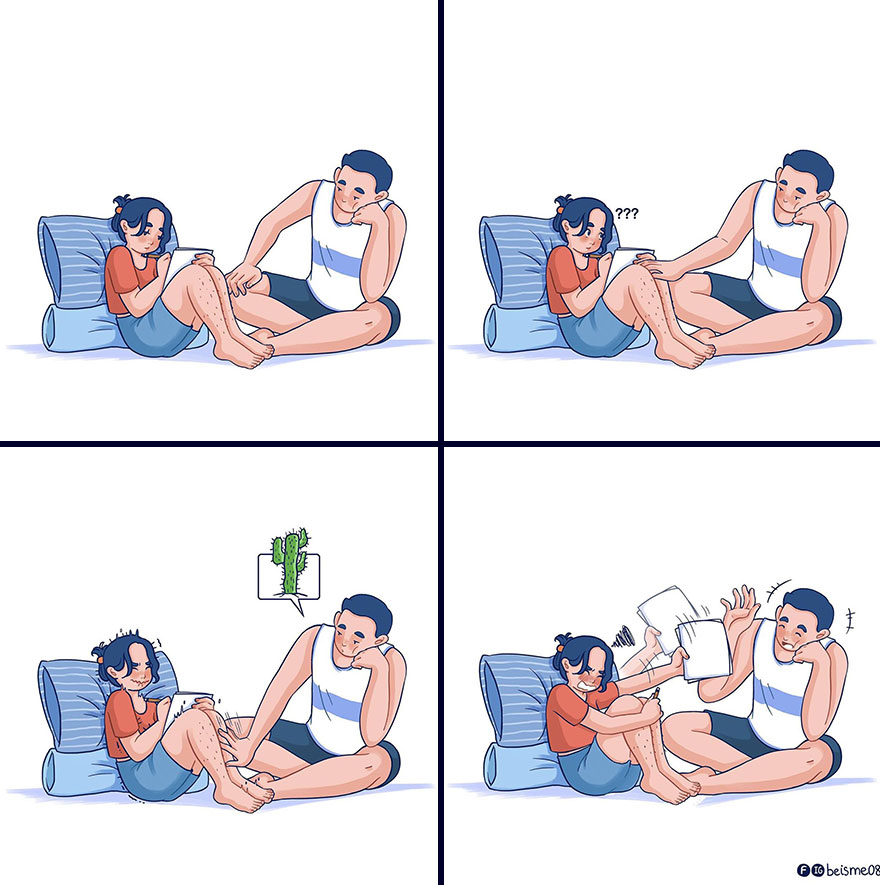 Illustrator Shows In Lovely Drawings What It Is To Be Truly In Love