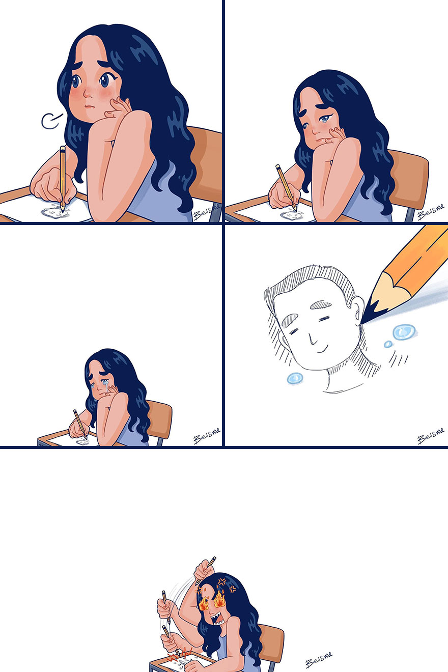 Illustrator Shows In Lovely Drawings What It Is To Be Truly In Love