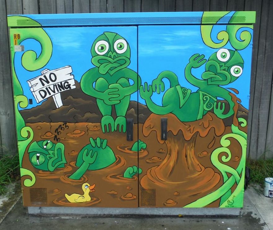 "Rotorua Mud Pool Fun" By Heidi Stook