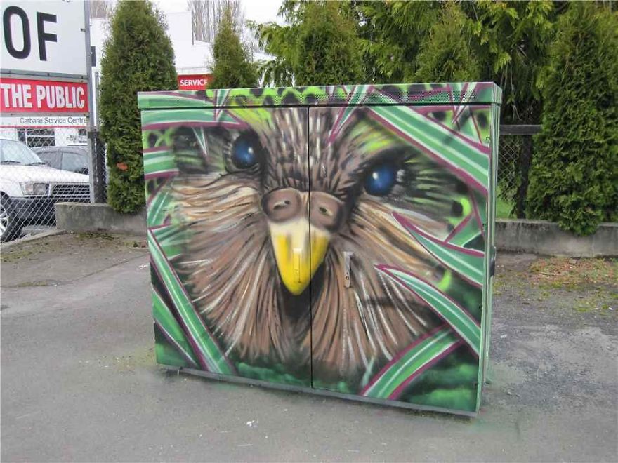 Flightless Kakapo Parrot By Jack Pillans