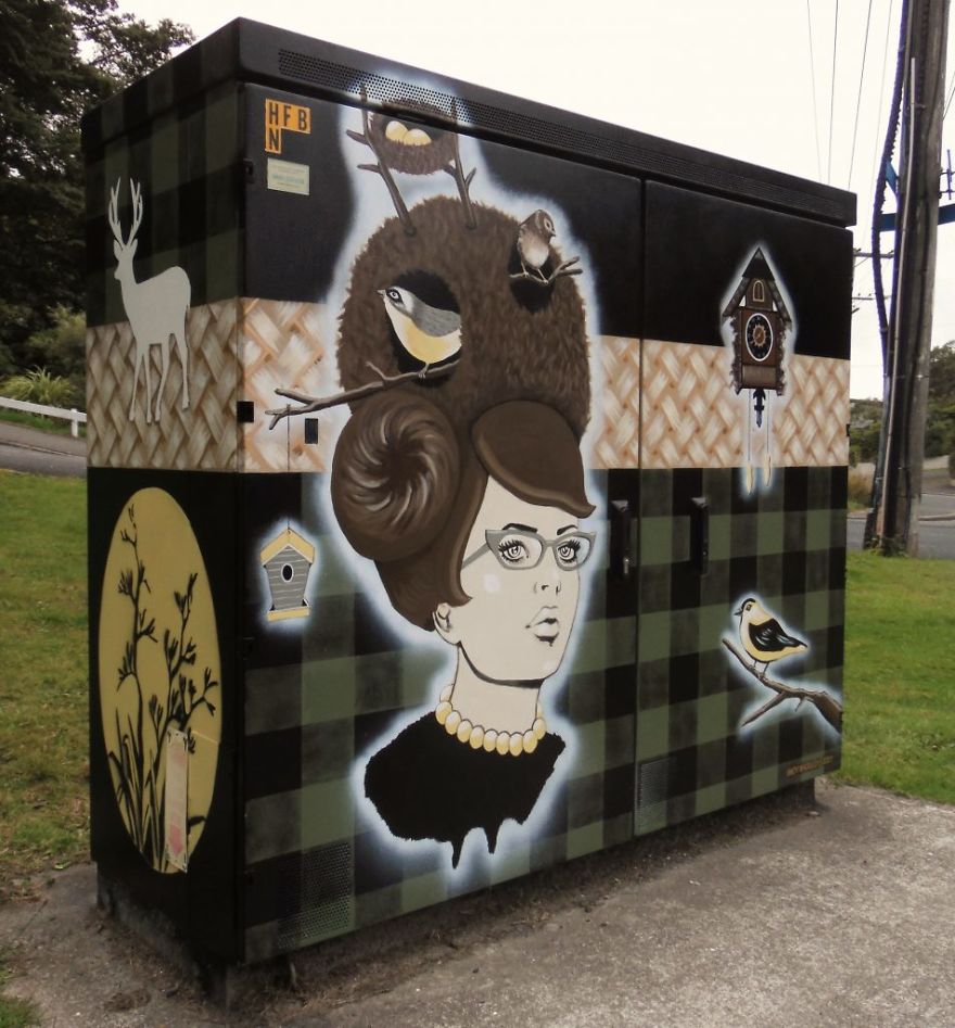 Woven Flax And Tartan Kiwiana By Andy McCready