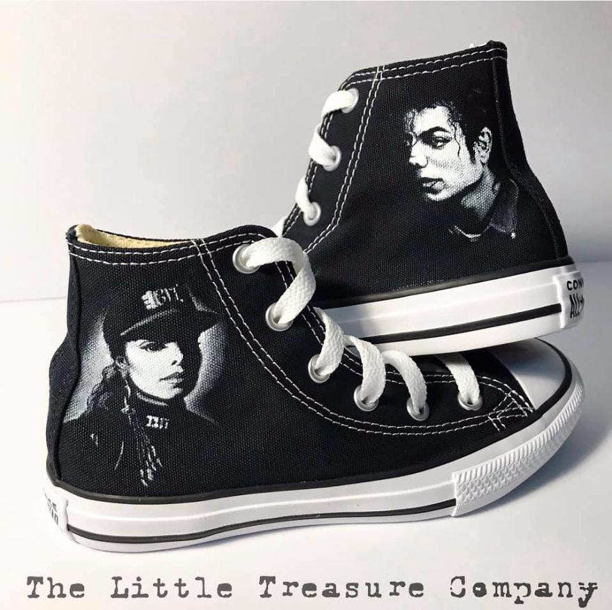 Janet & Michael Custom Shoes