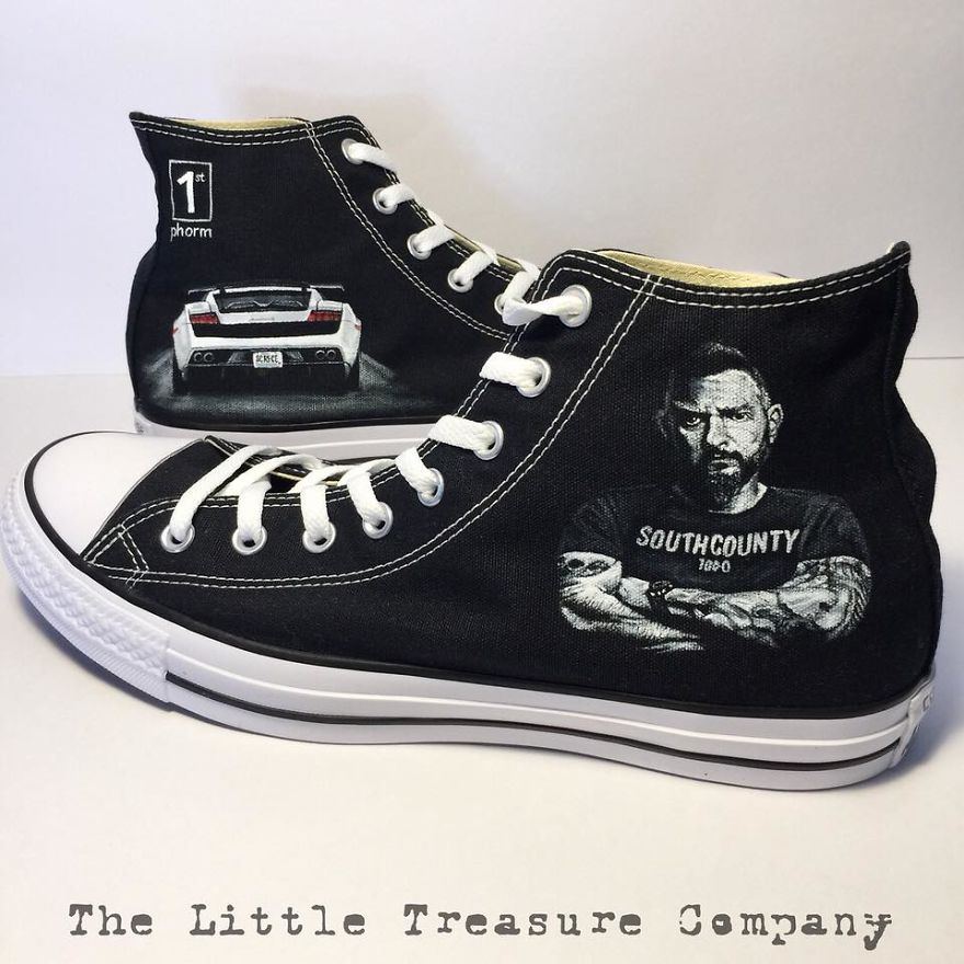 Custom Shoes For Andy Frisella Of 1st Form