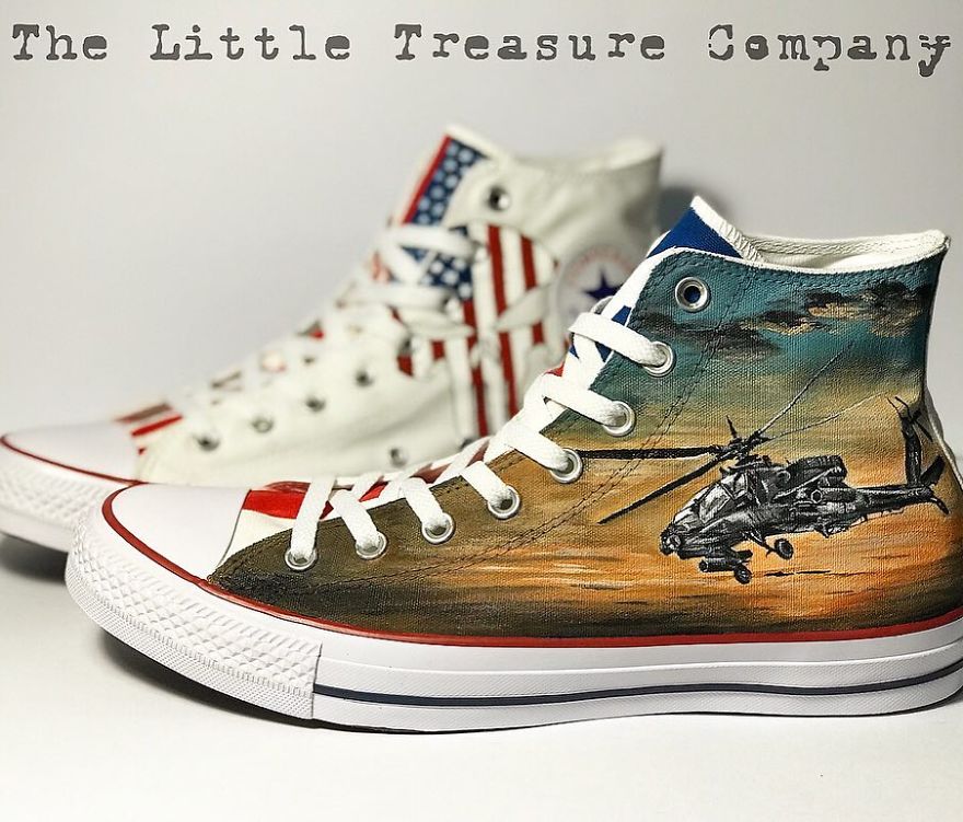 Custom Helicopter Shoes