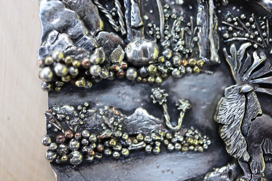 I Hand-Crafted A Princess Mononoke Inspired Pendant