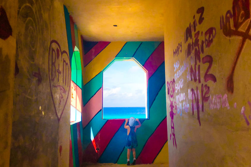 Old Abandoned Hotel On Bonaire Coast