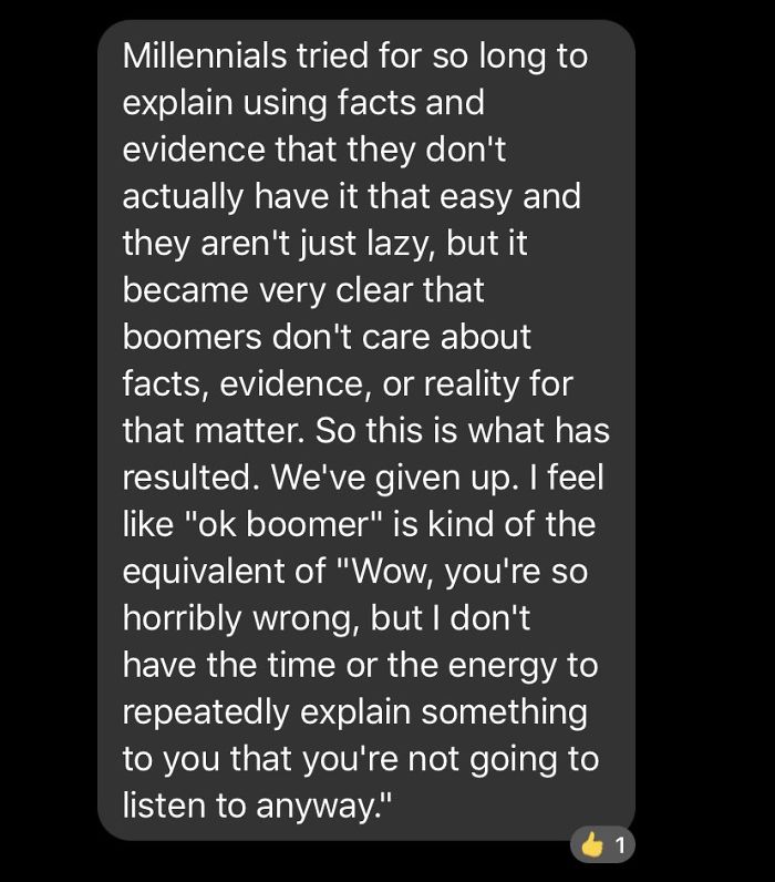 Girlfriend Explains Why “OK Boomer” Became A Thing & She’s Spot On Girlfriend Explains Why “OK Boomer” Became A Thing & She’s Spot On