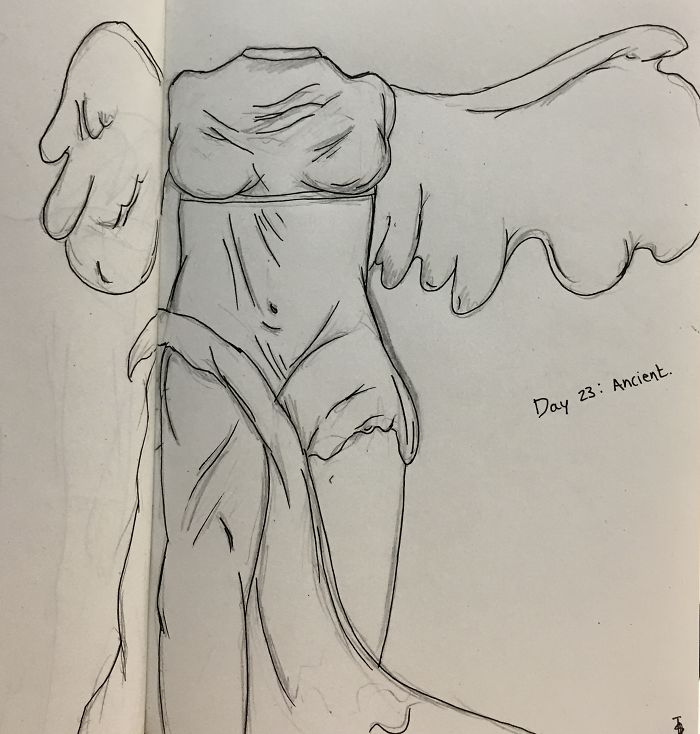 Day 23: Ancient, One Of My Favorite Sculptures From Ancient Greece