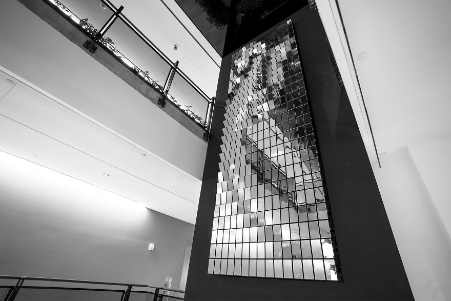 Two-Story-Tall Kinetic Art Installation In Equinox's New Global Hq In Hudson Yards Two-Story-Tall Kinetic Art Installation In Equinox's New Global Hq In Hudson Yards