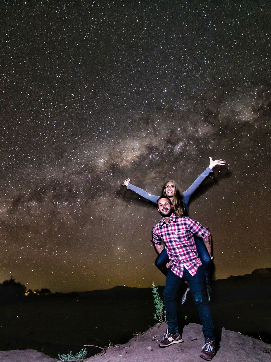 San Pedro De Atacama, Chile (Note: The Image Is Not Digitally Altered, Just 30 Second Exposure)