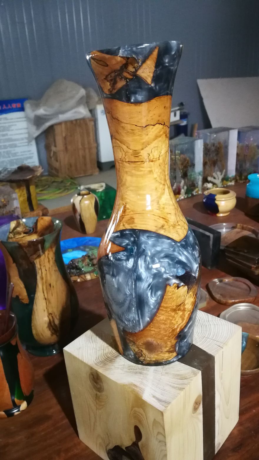 Delicate Creations Made From Solid Wood And Eco-Friendly Epoxy Resin Took 800 Days To Produce