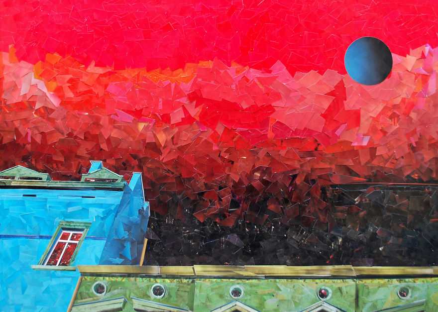 "The Window", 65x92 cm