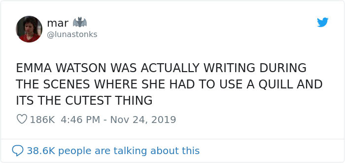 Here's The Note 10 Y.O. Emma Watson Wrote Using A Quill During The Shooting Of Harry Potter