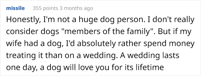 "My Fiancée Isn’t Speaking To Me After I Used 'Our' Money To Help My Dog" "My Fiancée Isn’t Speaking To Me After I Used 'Our' Money To Help My Dog"