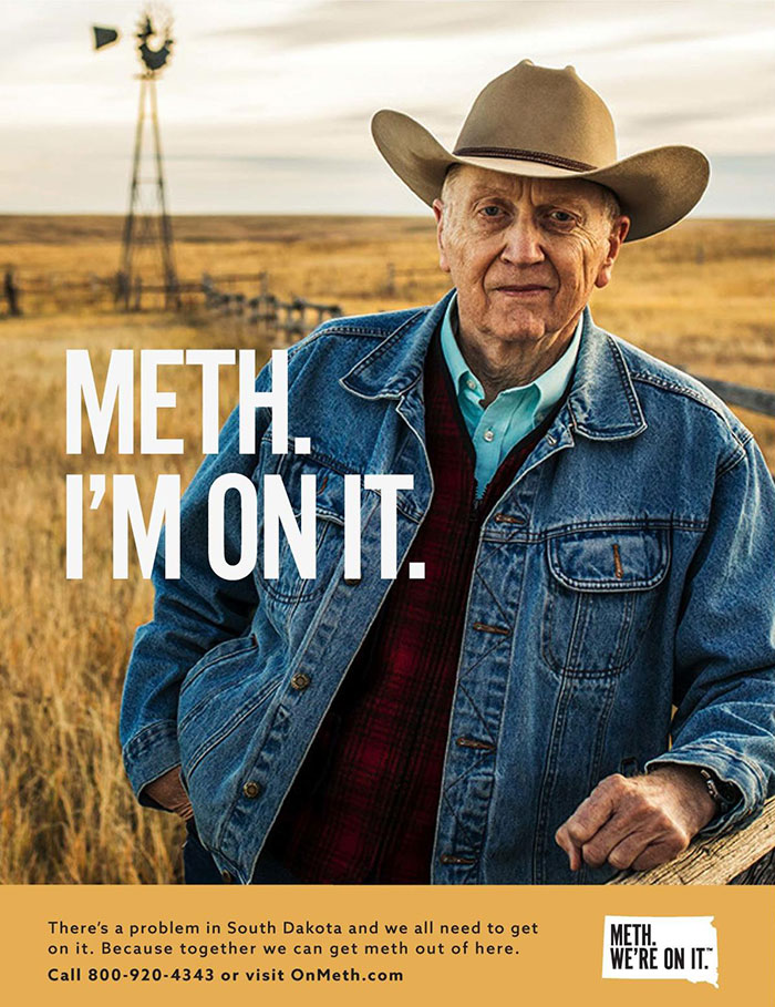 South Dakota Spends $450k On An Antidrug Campaign Which Says That Everyone In The State Is On Meth