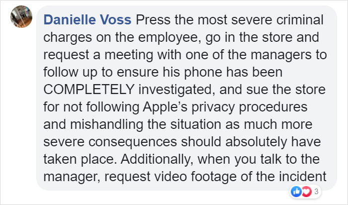 Woman Posts A Warning For People After Realizing Apple Employee Stole Her Nudes Woman Posts A Warning For People After Realizing Apple Employee Stole Her Nudes