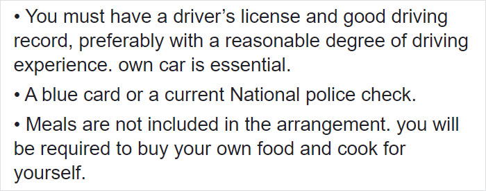 Family’s Requirements For A Babysitter Are So Crazy, They Got Shamed For It Online Family’s Requirements For A Babysitter Are So Crazy, They Got Shamed For It Online