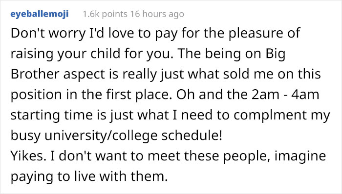 Family&rsquo;s Requirements For A Babysitter Are So Crazy, They Got Shamed For It Online