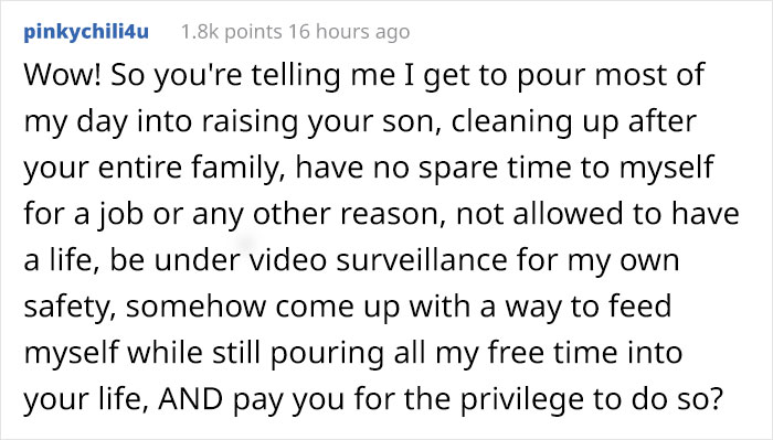 Family&rsquo;s Requirements For A Babysitter Are So Crazy, They Got Shamed For It Online