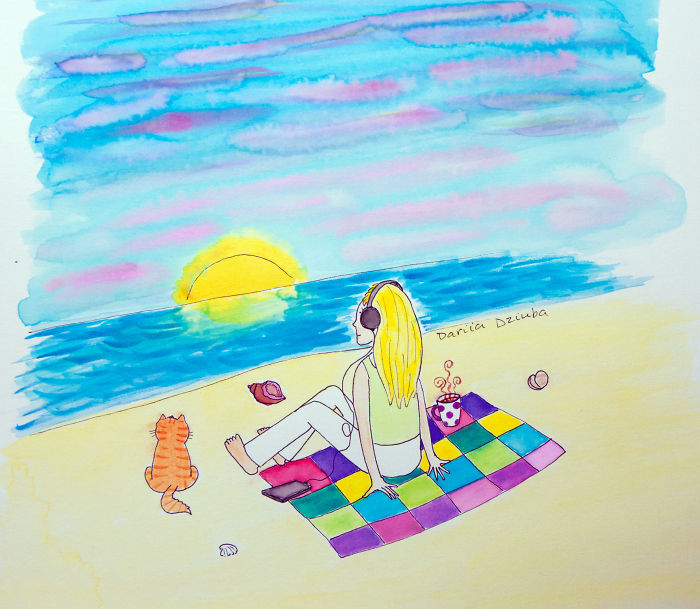 Enjoying The Sunset Together Is Awesome