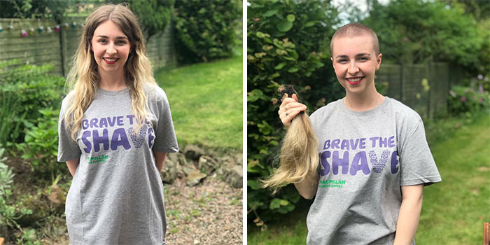 Back To The Smooth Head. You Can Actually Hear My Hair Coming Off