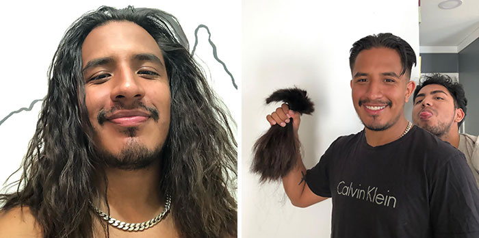 It Took 2 Years To Grow It Out, But My Goal Was To Donate It The Day I Decided To Let It Flow