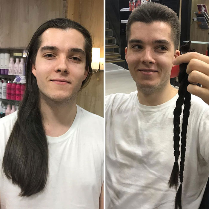 This Past Friday, After Four Years Of Letting It Grow, I Decided To Have My Hair Cut Short! I’m Happy To Say That The Hair Is Going To A Charity
