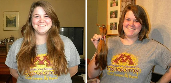 This Past Weekend I Donated 12 Inches To Beautiful Lengths. I Hope I Helped Make One Strong Woman Feel Beautiful Again