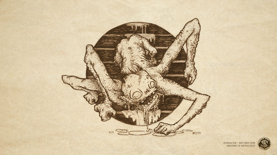 The Thread-Nightmare: Four-Legged Dumb-Footed, Drooling Sticky Thread-Nightmare