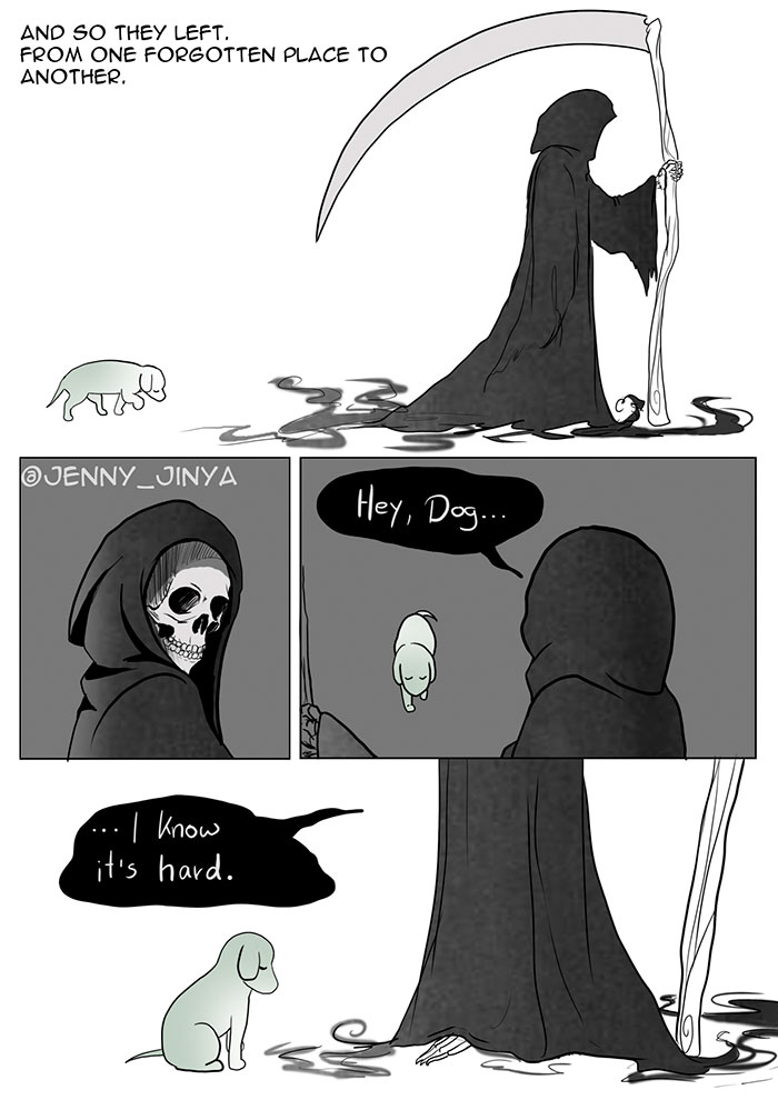 The Same Artist Who Made People Cry With Her Comic 'Good Boy' Just Shared A New One With A Black Cat The Same Artist Who Made People Cry With Her Comic 'Good Boy' Just Shared A New One With A Black Cat