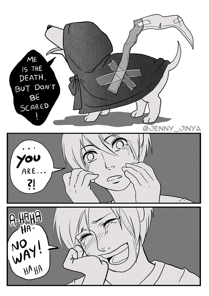 The Same Artist Who Made People Cry With Her Comic 'Good Boy' Just Shared A New One With A Black Cat The Same Artist Who Made People Cry With Her Comic 'Good Boy' Just Shared A New One With A Black Cat