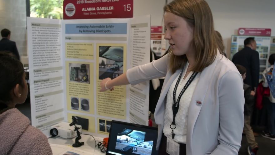 14-Year-Old Girl Finds A Way To Solve The Blind Spot Problem In Cars